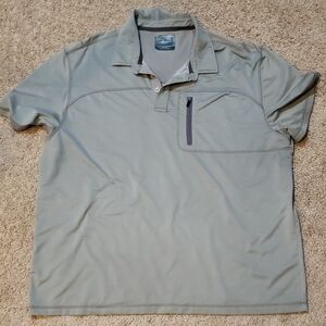 G.H. Bass & Co. Men's 2X Light Gray Polo Shirt